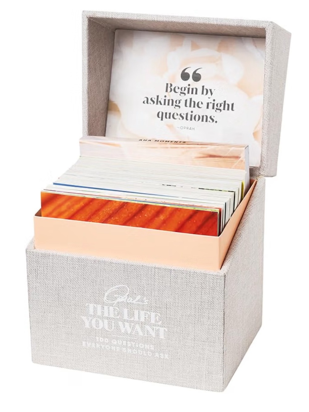 Oprah Conversation Cards The Life you Want 100 Questions Everyone Should Ask